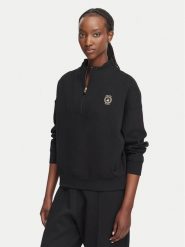 Beverly Hills Polo Club Bluza L6606T-HR Czarny Relaxed Fit. Czarne bluzy bez kaptura damskie Beverly Hills Polo Club, l, z bawełny. Za 237.99 zł.