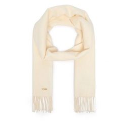 Szalik BOSS. Białe szaliki męskie Boss, bez wzorów. Za 349.99 zł.