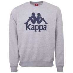 Kappa Sertum RN Sweatshirt, męska bluza. Szare bluzy sportowe męskie Kappa, na lato, m, z bawełny. Za 238.30 zł.