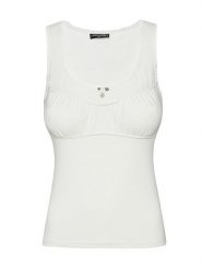 Vive Maria Top "Summer Lolita" w kolorze kremowym rozmiar: XL. Brązowe topy damskie Vive Maria, xl, bez wzorów, z bawełny, bez kołnierzyka. Za 100.99 zł.