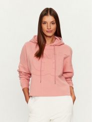 Guess Bluza V3BQ10 KBXX1 Różowy Regular Fit. Czerwone bluzy bez kaptura damskie Guess, l, z bawełny. Za 379.99 zł.