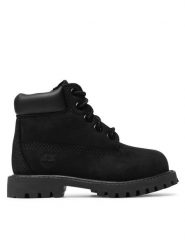 Timberland Trapery 6 In Premium Wp Boot TB0128070011 Czarny. Czarne buty zimowe chłopięce Timberland, z nubiku. Za 499.99 zł.