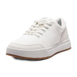 Trampki męskie Timberland Maple Grove Knit Ox. Białe trampki i tenisówki męskie Timberland, bez wzorów, bez zapięcia. Za 419.99 zł.