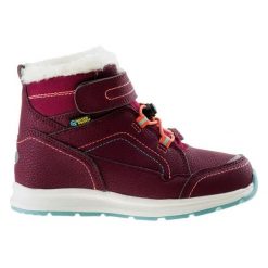 Buty Bejo Dibis 92800280569 czerwone. Czerwone buty sportowe dziewczęce na zimę, bez wzorów, z futra, bez zapięcia. Za 373.32 zł.
