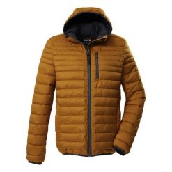 Kurtka z kapturem Killtec GW 28. Brązowe kurtki męskie KILLTEC, na zimę, m, bez wzorów, z puchu, z kapturem. Za 524.50 zł.