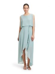 Vera Mont Sukienka w kolorze miętowym rozmiar: 42. Zielone sukienki damskie Vera Mont, bez wzorów, z asymetrycznym kołnierzem, bez ramiączek, maxi, asymetryczne. Za 139.87 zł.