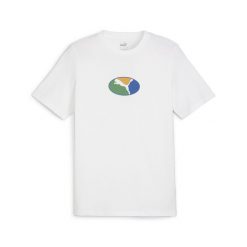 Koszulka Sportowa Męska Puma Graphics Execution. Białe t-shirty sportowe męskie Puma, m, bez ramiączek. Za 168.00 zł.
