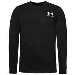 Bluza sportowa męska Under Armour Rival Terry. Czarne bluzy bez kaptura męskie Under Armour, bez wzorów, sportowe, bez kołnierzyka, bez ramiączek. Za 326.00 zł.