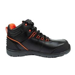 Obuwie Ochronne Męskie Skóra BHP Dismantle. Czarne buty trekkingowe męskie Regatta, z gumy, bez zapięcia, trekkingowe. Za 198.99 zł.