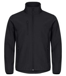 Clique Classic Softshell Jacket – 96% poliestru z recyklingu, trwała. Czarne kurtki softshell damskie CLIQUE, m, bez wzorów, z softshellu, bez kaptura. Za 265.63 zł.