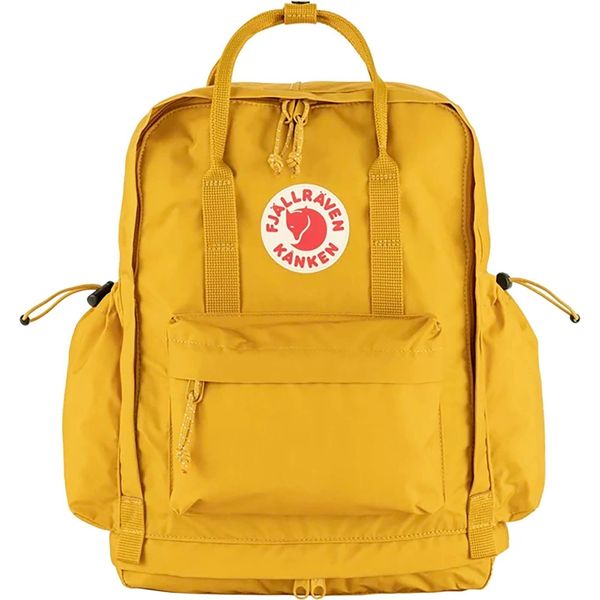 Plecak miejski Fjallraven Kanken Outlong - ochre. Żółte plecaki damskie Fjällräven, bez wzorów. Za 723.40 zł.