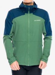 Kurtka softshell męska Vaude Elope Wind Jacket. Zielone kurtki softshell damskie Vaude, l, bez wzorów, z elastanu, bez kaptura. Za 486.55 zł.
