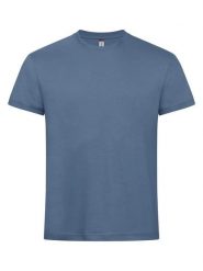 Clique New Classic-T – klasyczny T-shirt z bawełny ringspun. Niebieskie t-shirty męskie CLIQUE, l, bez wzorów, z bawełny, bez kołnierzyka. Za 87.50 zł.