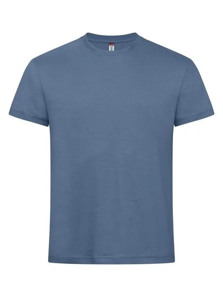 Clique New Classic-T – klasyczny T-shirt z bawełny ringspun. Niebieskie t-shirty męskie CLIQUE, l, bez wzorów, z bawełny, bez kołnierzyka. Za 87.50 zł.