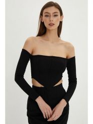 Cool and sexy Koszulka w kolorze czarnym rozmiar: L. Czarne bluzki damskie Cool and sexy, l, bez wzorów, bez kołnierzyka. Za 52.99 zł.