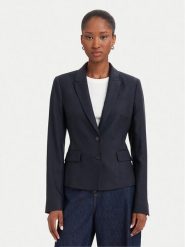 BOSS Marynarka Jia18 50564479 Granatowy Slim Fit. Niebieskie marynarki i żakiety damskie Boss, bez wzorów, z lyocellu. Za 1,909.00 zł.