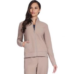 Kurtka damskie Skechers GO Luxe Rib Everyday Full Zip Jacket. Czerwone kurtki damskie Skechers, bez wzorów, z poliesteru, bez kaptura. Za 390.00 zł.