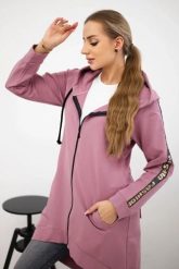 Bluza z suwakiem z tyłu ciemno różowa. Czerwone bluzy z kapturem damskie KESI, l, z bawełny. Za 198.65 zł.