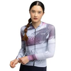 Damska koszulka rowerowa z krótkim rękawem Kolarstwo Siroko M2-W Sancy. Szare topy sportowe damskie SIROKO, l, bez wzorów, z elastanu, bez ramiączek. Za 255.00 zł.