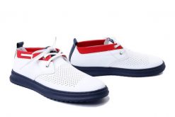 ARTIKER RELAKS 54A0241 biały, półbuty męskie. Białe półbuty męskie Artiker Relaks, ze skóry, bez zapięcia. Za 249.90 zł.