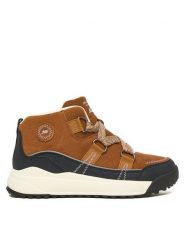 Skechers Botki Yana 180320/WTBK Biały. Białe botki damskie Skechers, z materiału, bez obcasa, na płaskiej podeszwie, bez zapięcia. Za 319.99 zł.