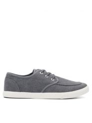 Lanetti Tenisówki MF1525-12 Szary. Szare trampki i tenisówki męskie Lanetti, bez wzorów, z materiału, bez zapięcia. Za 64.99 zł.