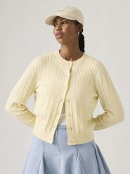 Levi's Kardigan w kolorze żółtym rozmiar: XS. Żółte kardigany damskie Levi's, s, bez wzorów. Za 164.95 zł.