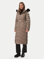 EA7 Emporio Armani Kurtka zimowa 7W001501 AF25639 U6100 Brązowy jasny Regular Fit. Brązowe kurtki damskie EA7 Emporio Armani, na zimę, xxl, bez wzorów, z syntetyku, bez kaptura. Za 1,619.00 zł.