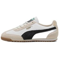 Buty sportowe unisex Puma Arizona Retro skórzane. Białe buty sportowe na co dzień damskie Puma, bez wzorów, z gumy, trekkingowe. Za 239.00 zł.