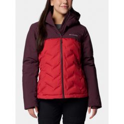 Kurtka Puchowa Damska Columbia Grand Trek III. Czerwone kurtki damskie Columbia, na zimę, m, bez wzorów, z puchu, bez kaptura. Za 999.00 zł.