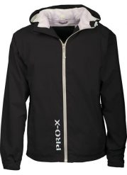 Kurtka wodoodporna Pro-X Elements Flash. Brązowe kurtki męskie PRO-X ELEMENTS, l, bez wzorów, z materiału, z kapturem. Za 331.50 zł.