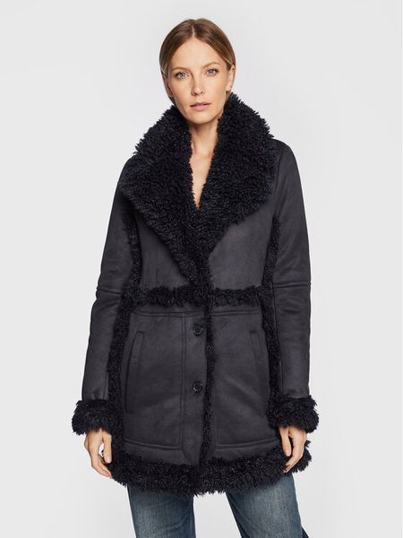 Zadig & Voltaire Kożuch Festif WWCO00188 Czarny Regular Fit. Czarne futra damskie zadig & voltaire, l. Za 1,369.00 zł.