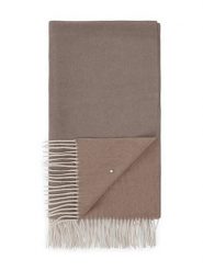 Hey Marly Wełniany szal "Classic" w kolorze beżowo-brązowym - 250 x 65 cm rozmiar: onesize. Brązowe szaliki i kominy damskie Hey Marly, bez wzorów, z materiału. Za 317.62 zł.