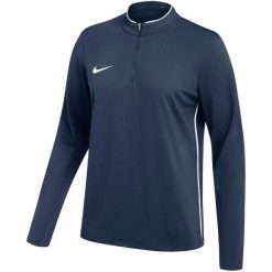 Bluza damska Nike Dri-Fit Park 26 Drill Top. Niebieskie bluzy bez kaptura damskie Nike, z materiału. Za 115.99 zł.