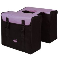 Podwójna Torba Rowerowa 34 Litry 37 X 33 X 14 Cm (2X) - Czarny / Fioletowy. Zielone torebki dziecięce GREENLANDS. Za 152.95 zł.