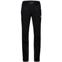 Spodnie skiturowe męskie Mammut Aenergy SO Hybrid. Czarne spodnie materiałowe męskie Mammut, bez wzorów, sportowe. Za 895.25 zł.