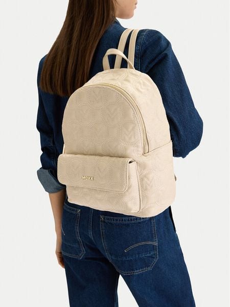 MEXX Plecak CEO-MEXX-AJ-003-09 Beżowy. Brązowe plecaki damskie Mexx, bez wzorów, z materiału. Za 219.99 zł.