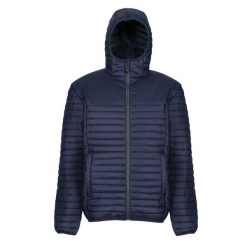 Męska Ocieplana Kurtka Z Recyklingu. Niebieskie kurtki męskie Regatta, l, bez wzorów, z puchu, sportowe, bez kaptura. Za 321.99 zł.