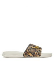 Puma Klapki Popcat 20 Snake Chic 401706 02 Beżowy. Brązowe klapki damskie Puma, bez wzorów, ze skóry, bez obcasa. Za 119.99 zł.
