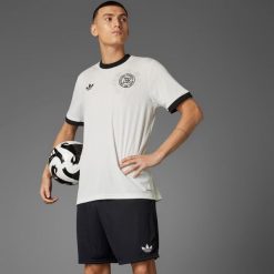 Koszulka Germany Anniversary. Białe t-shirty sportowe męskie Adidas, xl, z materiału, bez ramiączek, do piłki nożnej. Za 449.00 zł.