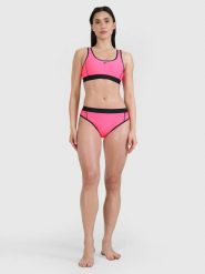 DÓŁ OD BIKINI DAMSKI STRÓJ KĄPIELOWY 4F XS F078. Niebieskie bikini damskie 4f, bez wzorów. Za 54.50 zł.