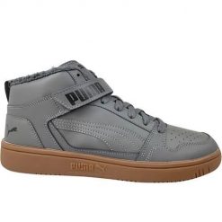 Buty do chodzenia męskie Puma Rebound Mid Strap Wtr. Czarne buty sportowe na co dzień męskie Puma, z gumy, bez zapięcia, trekkingowe. Za 405.00 zł.