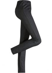 Legginsy termoaktywne w optyce dżinsowych. Czarne bielizna termoaktywna damska bonprix, bez wzorów. Za 89.99 zł.