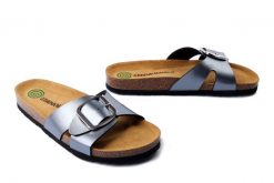 DR. BRINKMANN 700700-09 anthrazit, klapki damskie. Szare klapki damskie Dr. Brinkmann, bez wzorów, bez obcasa. Za 219.90 zł.