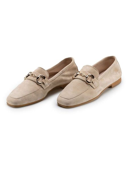 Anna Morellini Skórzane mokasyny "Gelisa" w kolorze beżowym rozmiar: 38. Brązowe mokasyny damskie Anna Morellini. Za 399.95 zł.