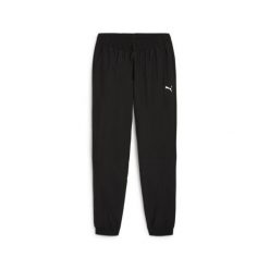 Spodnie sportowe męskie Puma Woven. Czarne spodnie dresowe męskie Puma, z dresówki. Za 345.00 zł.