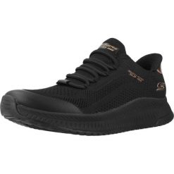 Buty SKECHERS SLIP-INS BOBS SQUAD 4 DIRE STEP Czarny. Czarne obuwie trekkingowe damskie Skechers. Za 363.99 zł.