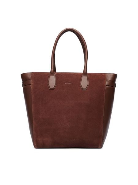Guess Torebka HWANSS P6204 Brązowy. Brązowe torebki klasyczne damskie Guess, z aplikacjami, ze skóry, bez dodatków. Za 1,134.00 zł.