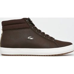 Lacoste - Buty. Brązowe buty sportowe na co dzień męskie Lacoste, z materiału, bez zapięcia, thinsulate. W wyprzedaży za 339.90 zł.