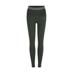 Damskie legginsy Circle Sportswear Keep The Flow Stripes. Zielone legginsy damskie CIRCLE SPORTSWEAR, l, bez wzorów, z materiału. Za 412.00 zł.